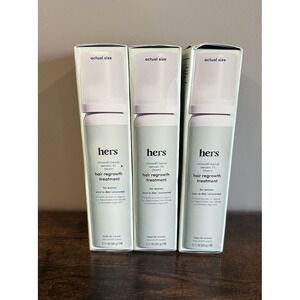 Hers Womens Hair Regrowth Minoxidil Topical Aerosol 5% Foam 2.11 Oz Exp. 6/2025